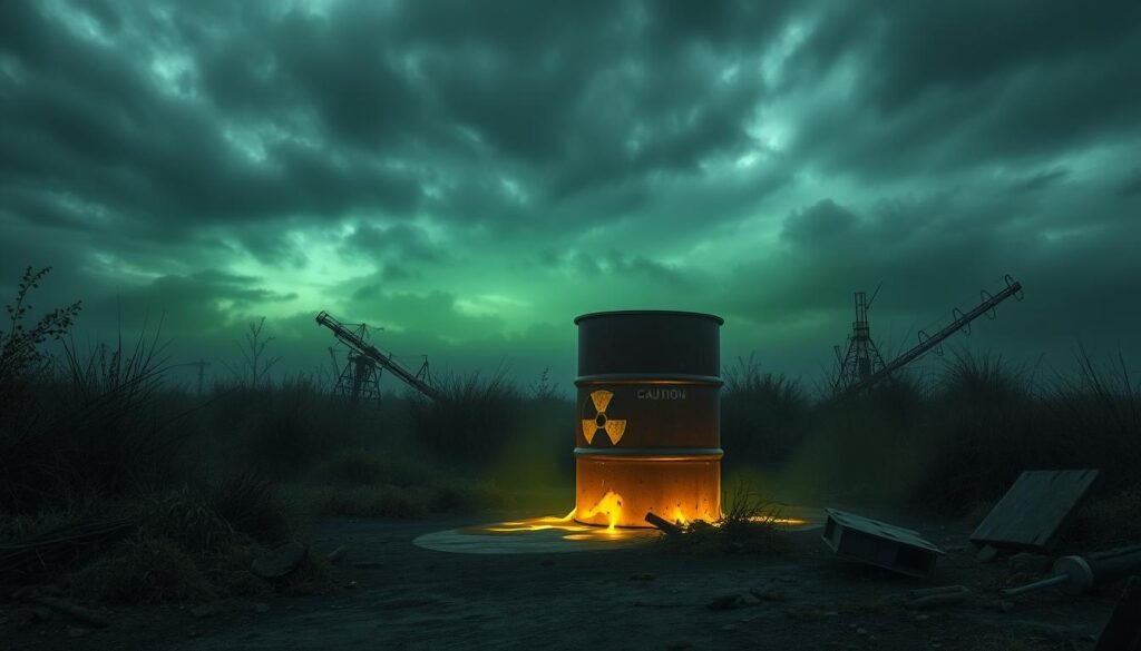 radioactive waste